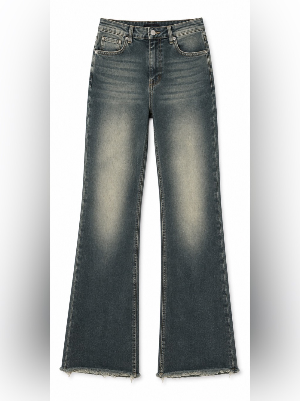 Flamingo soft and stretchy Women's Relaxed Fit Green Jeans